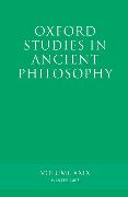 Oxford Studies in Ancient Philosophy