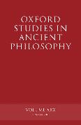 Oxford Studies in Ancient Philosophy