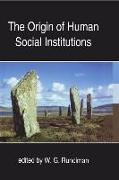 The Origin of Human Social Institutions