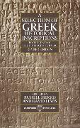 A Selection of Greek Historical Inscriptions to the End of the Fifth Century BC