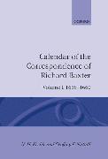 Calendar of the Correspondence of Richard Baxter: Volume I: 1638-1660