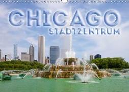 CHICAGO Stadtzentrum (Wandkalender 2018 DIN A3 quer)