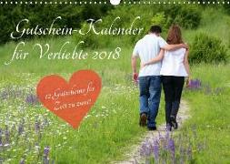 Gutschein-Kalender für Verliebte 2018 (Wandkalender 2018 DIN A3 quer)