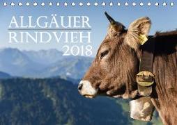 Allgäuer Rindvieh 2018 (Tischkalender 2018 DIN A5 quer)