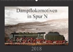 Dampflokomotiven in Spur N (Wandkalender 2018 DIN A2 quer)