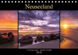 Neuseeland - Attraktiver Süden (Tischkalender 2018 DIN A5 quer) Dieser erfolgreiche Kalender wurde dieses Jahr mit gleichen Bildern und aktualisiertem Kalendarium wiederveröffentlicht