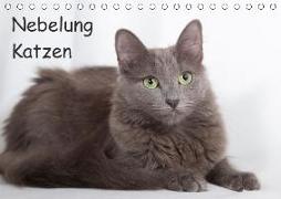 Nebelung Katzen (Tischkalender 2018 DIN A5 quer)