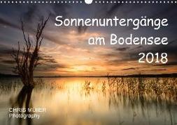 Sonnenuntergänge am BodenseeCH-Version (Wandkalender 2018 DIN A3 quer)