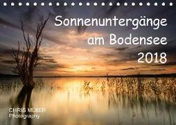 Sonnenuntergänge am BodenseeCH-Version (Tischkalender 2018 DIN A5 quer)