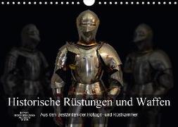 Historische Rüstungen und Waffen (Wandkalender 2018 DIN A4 quer)
