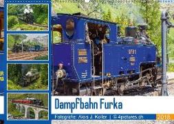 Dampfbahn Furka 2018CH-Version (Wandkalender 2018 DIN A2 quer)