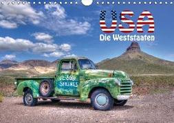 USA - Die Weststaaten (Wandkalender 2018 DIN A4 quer)