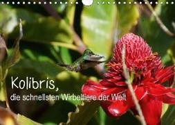 Kolibris, die schnellsten Wirbeltiere der Welt (Wandkalender 2018 DIN A4 quer)