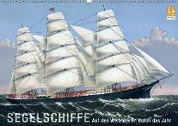 Segelschiffe der Meere (Wandkalender 2018 DIN A2 quer)