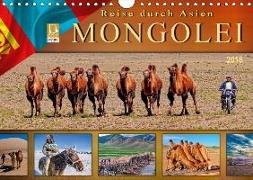 Reise durch Asien - Mongolei (Wandkalender 2018 DIN A4 quer) Dieser erfolgreiche Kalender wurde dieses Jahr mit gleichen Bildern und aktualisiertem Kalendarium wiederveröffentlicht