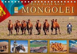 Reise durch Asien - Mongolei (Tischkalender 2018 DIN A5 quer) Dieser erfolgreiche Kalender wurde dieses Jahr mit gleichen Bildern und aktualisiertem Kalendarium wiederveröffentlicht