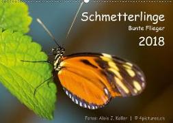 Schmetterlinge - Bunte Flieger 2018CH-Version (Wandkalender 2018 DIN A2 quer)