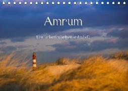 Amrum - Eine farbenfrohe Insellandschaft (Tischkalender 2018 DIN A5 quer)