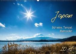 Japan - Schreine, Tempel, Metropolen (Wandkalender 2018 DIN A2 quer)