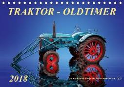 Traktor - OldtimerAT-Version (Tischkalender 2018 DIN A5 quer)