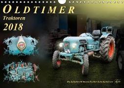 Oldtimer - TraktorenAT-Version (Wandkalender 2018 DIN A4 quer)