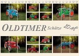 Oldtimer Schätze. Ein Traktoren-Kalender (Tischkalender 2018 DIN A5 quer)