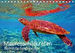 Meeresschildkröten - Bedrohte Schönheiten (Tischkalender 2018 DIN A5 quer)
