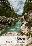 Soca - Sloweniens Smaragdfluss (Tischkalender 2018 DIN A5 hoch)