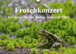 Froschkonzert (Wandkalender 2018 DIN A3 quer)