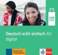 Deutsch echt einfach A2 digital. (Ganz- und Teilbände) USB-Stick