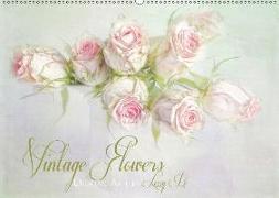 Vintage Flowers (Wandkalender 2018 DIN A2 quer)