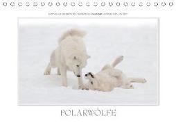Emotionale Momente: Polarwölfe. / CH-Version (Tischkalender 2018 DIN A5 quer)
