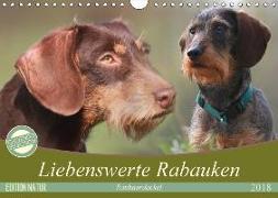 Liebenswerte Rabauken - Rauhaardackel (Wandkalender 2018 DIN A4 quer)