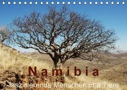 Namibia - faszinierende Menschen und Tiere (Tischkalender 2018 DIN A5 quer)