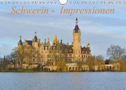 Schwerin - Impressionen (Wandkalender 2018 DIN A4 quer)