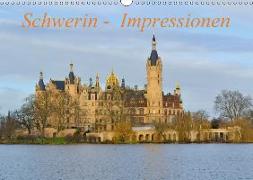 Schwerin - Impressionen (Wandkalender 2018 DIN A3 quer)