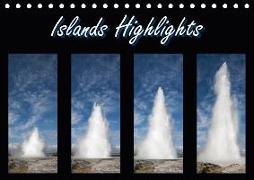 Islands Highlights (Tischkalender 2018 DIN A5 quer)