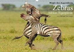Magie des Augenblicks - Zebras - Afrikas Tigerpferde (Wandkalender 2018 DIN A3 quer)
