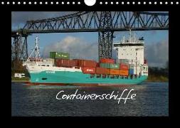 Containerschiffe (Wandkalender 2018 DIN A4 quer)