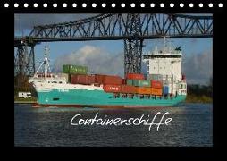 Containerschiffe (Tischkalender 2018 DIN A5 quer)