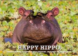 Emotionale Momente. Happy Hippo / CH-Version (Wandkalender 2018 DIN A2 quer)