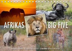 Emotionale Momente: Afrikas Big Five (Tischkalender 2018 DIN A5 quer)
