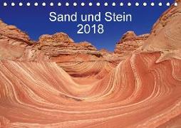 Sand und Stein 2018 (Tischkalender 2018 DIN A5 quer)