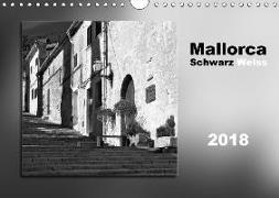 Mallorca Schwarz Weiss (Wandkalender 2018 DIN A4 quer)