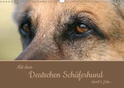 Mit dem Deutschen Schäferhund durch's Jahr (Wandkalender 2018 DIN A3 quer)