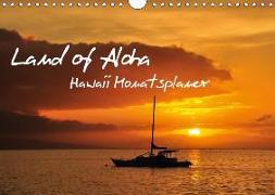 Land of Aloha - Hawaii Monatsplaner (Wandkalender 2018 DIN A4 quer)