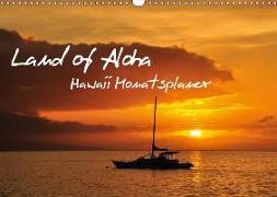 Land of Aloha - Hawaii Monatsplaner (Wandkalender 2018 DIN A3 quer)