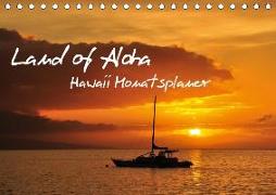 Land of Aloha - Hawaii Monatsplaner (Tischkalender 2018 DIN A5 quer)