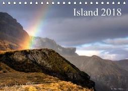 Island 2018 (Tischkalender 2018 DIN A5 quer)