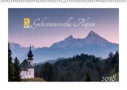 Geheimnisvolle Alpen (Wandkalender 2018 DIN A2 quer)